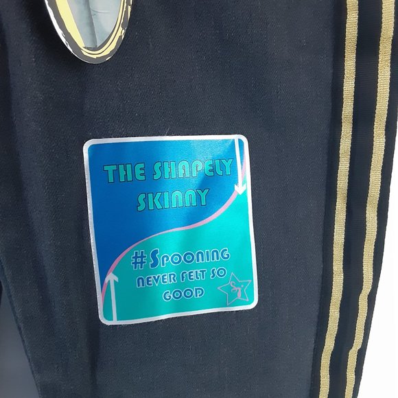 New Spoon Jeans Women's Skinny Leg Spandex Pants | Black | Size: 1 - Picture 3 of 10